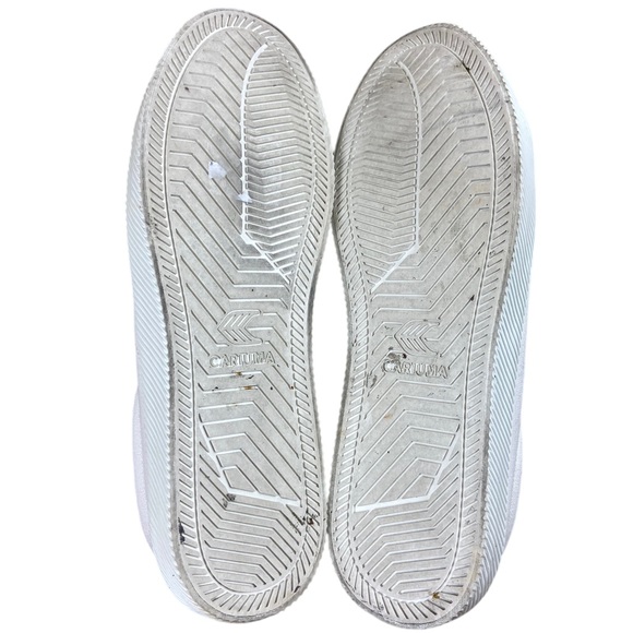 Cariuma Shoes Sneakers Lace Up Low Top White Canvas Men's 10 Women’s  11.5 - Picture 6 of 8